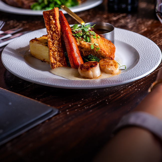 Explore our great offers on Pub food at The Cock Inn