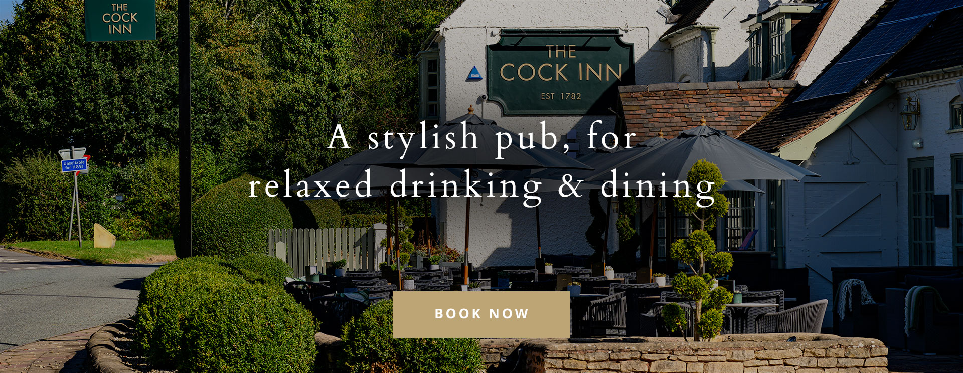 The Cock Inn, a country pub in Sutton Coldfield